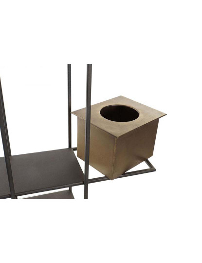 imagem de Estantes DKD Home Decor Preto Metal Cobre 2 Prateleiras (50 x 16 x 60 cm)4