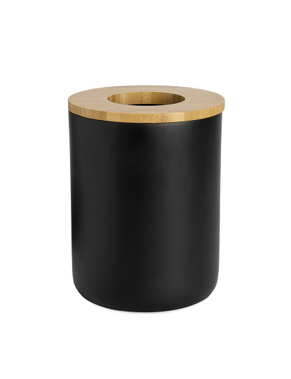 imagem de Caixote Preto Bambu 6L1