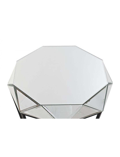 imagem de Mesa de Apoio Metal Preto e Espelho2
