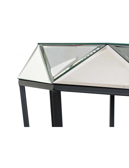 imagem de Mesa de Apoio Metal Preto e Espelho3