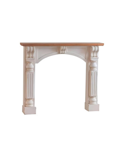 imagem de Chaminé Frontal Abeto Mdf Branco 4