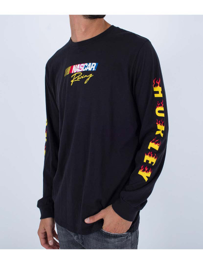 imagem de T-shirt Homem Nascar Evd Flame Preto8