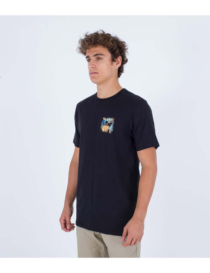 imagem de T-shirt Homem Everyday Four Corners Preto Tonal2