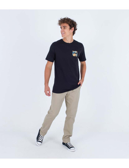 imagem de T-shirt Homem Everyday Four Corners Preto Tonal12