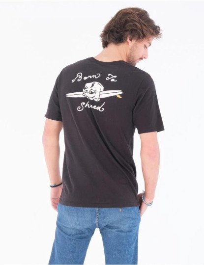 imagem de T-shirts Homem Evd Wash Born To Shred Pkt Preto2