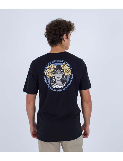 imagem de T-shirt Homem Evd Aloha Lady Preto5