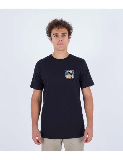 imagem de T-shirt Homem Everyday Four Corners Preto Tonal1