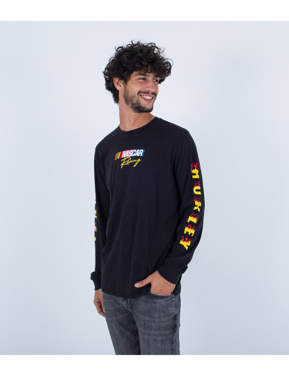 imagem de T-shirt Homem Nascar Evd Flame Preto5