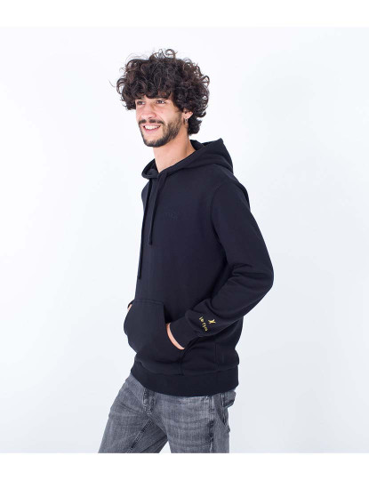 imagem de Hoodie Homem Nic Fleece Hoodie Preto8