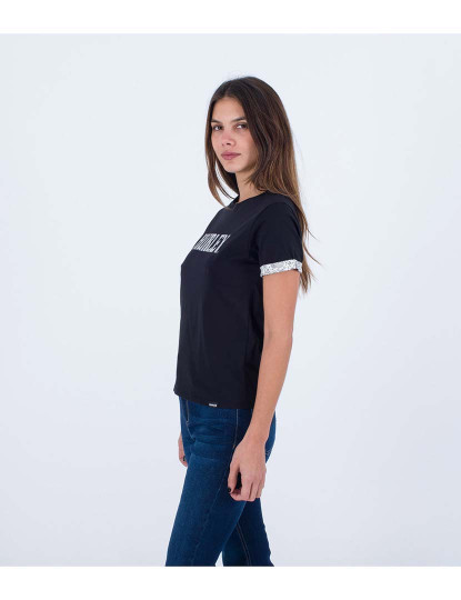 imagem de T-shirt Senhora W Oceancare Contrasted Preto11