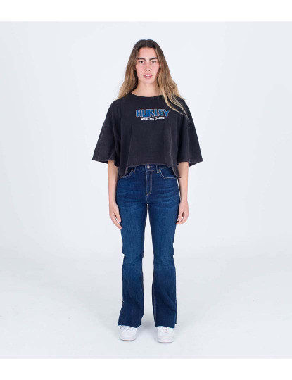 imagem de T-shirt Senhora W Oceancare Tour Cropped Preto6