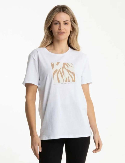 imagem de T-shirt Senhora Zebra Branco1