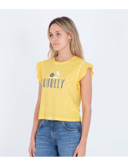 imagem de T-shirt Senhora FlutterAmarelo2