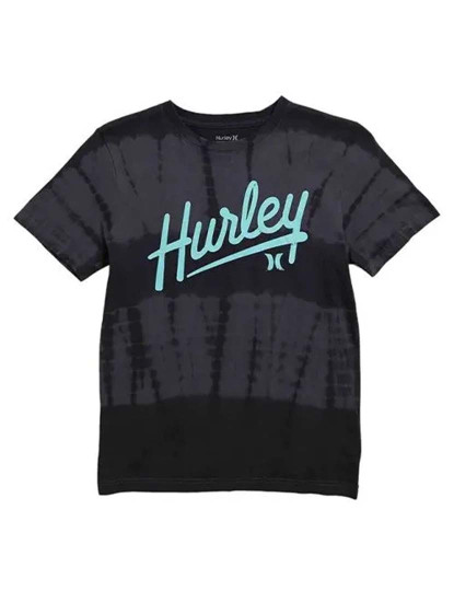 imagem de T-shirt Rapaz Hrlb Tie Dye Script Anthracite1