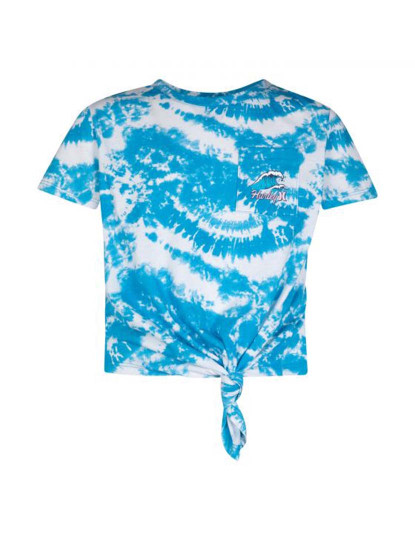 imagem de T-shirt Rapariga Hrlg Tie Pocket Lagoon1