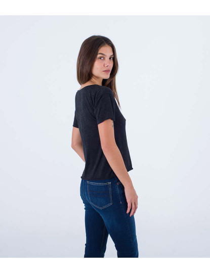 imagem de T-shirt Senhora W Oceancare Devore Preto5