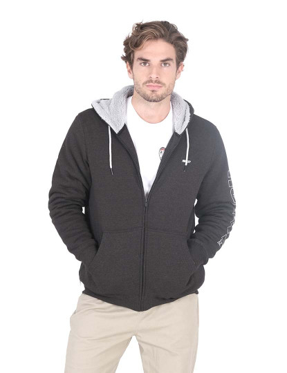 imagem de Sweatshirt Homem Fastlane Burrito Full Zip Preto1