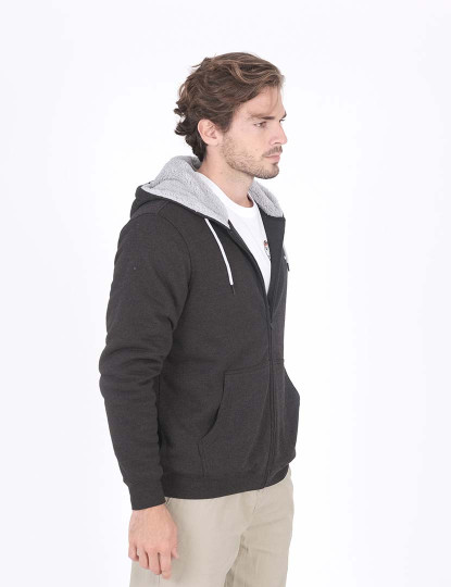 imagem de Sweatshirt Homem Fastlane Burrito Full Zip Preto4