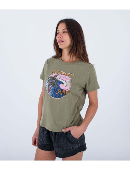 imagem de T-shirt Senhora Surf Classic Taupe6