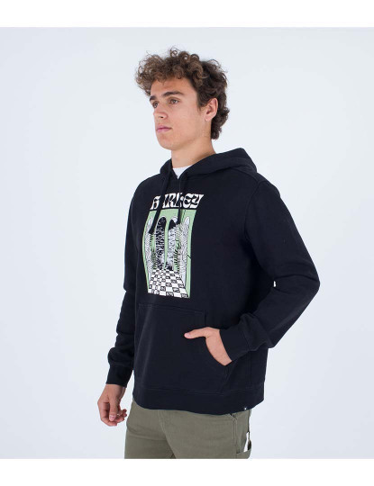 imagem de Hoodie Homem Vision Art Series Hood Preto5