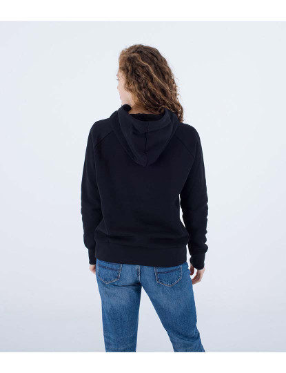 imagem de Hoodie Senhora Dwr Wide Hood Fleece Preto2