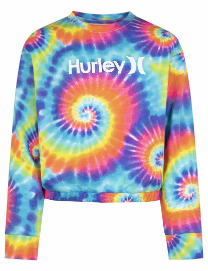 imagem de Camisola Rapariga Hrlg Tie Dye Crewneck Sweatshr Multi1