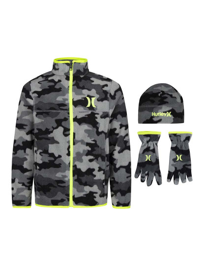 imagem de Camisola Rapaz Hrlb Hurley Fleece Gift Set Cinza Escuro1