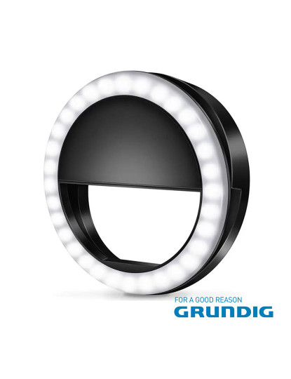 imagem de Ring Light P/ Telemóvel Universal Preto             1