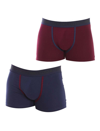 imagem de Boxers Homem Azul Navy Bordeaux1