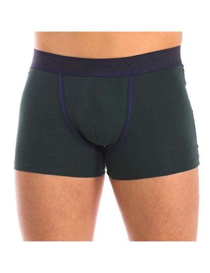 imagem de Boxers Homem Azul Navy Verde3