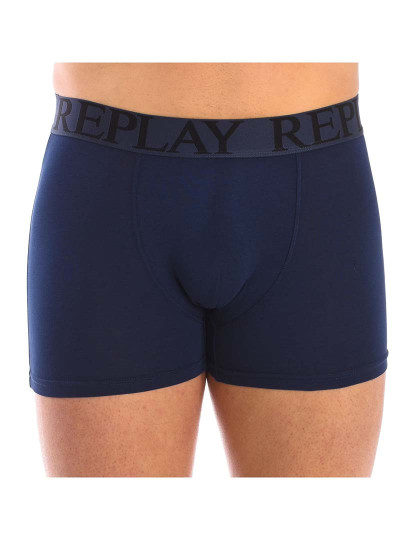 imagem de Boxers Homem Azul Navy Cinza5