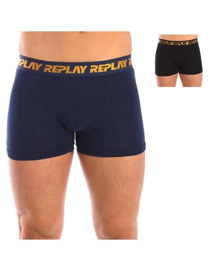 imagem de Boxers Homem Azul Azul Navy e Preto8