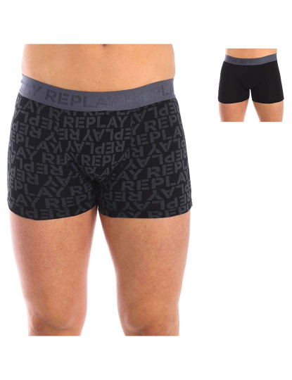 imagem de Boxers Homem Azul Navy Cinza8