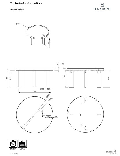 imagem de Mesa de Apoio Bruno15