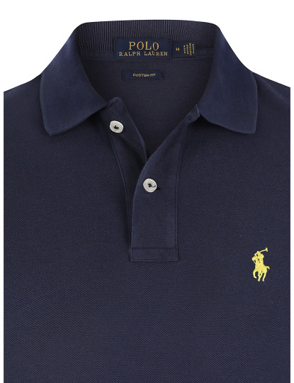 imagem de Pólo M. Curta Ralph Lauren Homem Azul Navy/Amarelo2
