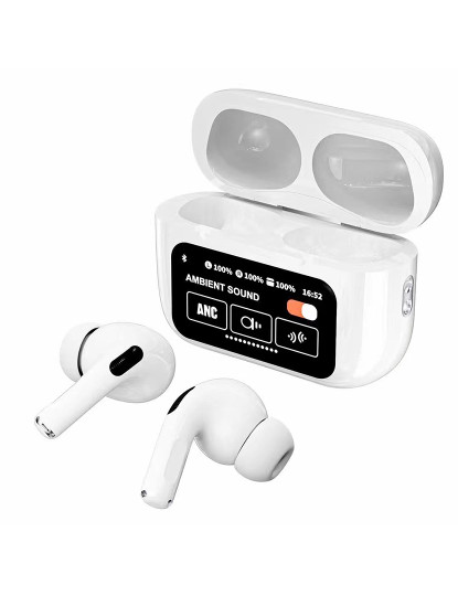 imagem de Auriculares TWS A9 PRO Branco2