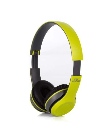 imagem de Auscultadores P47 Bluetooth 5 Verde Claro3