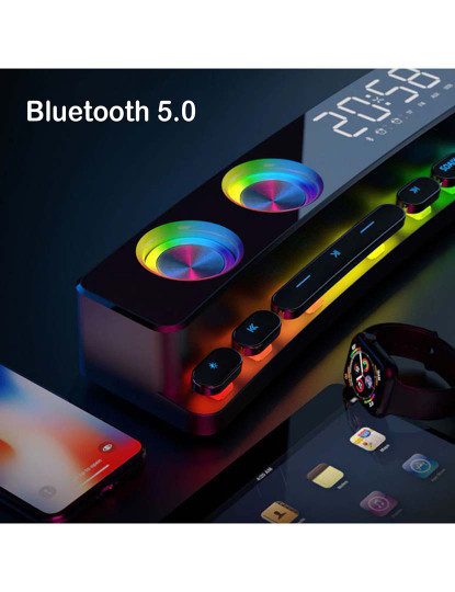 imagem de Barra de som SH39 Bluetooth 5 Preto 6