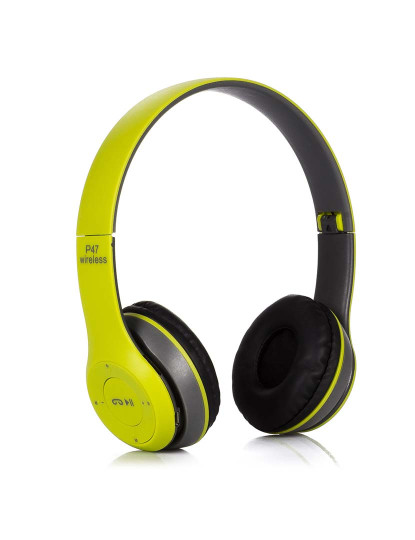 imagem de Auscultadores P47 Bluetooth 5 Verde Claro1