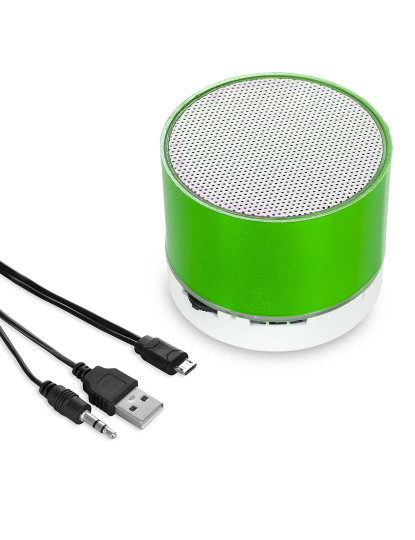 imagem de Coluna compacta Viancos Bluetooth 3.0 3W, com luz LED, mãos livres e rádio FM.4