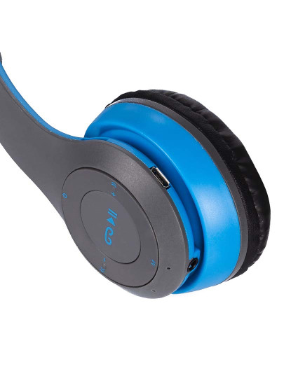 imagem de Auscultadores P47 Bluetooth 5 Azul4