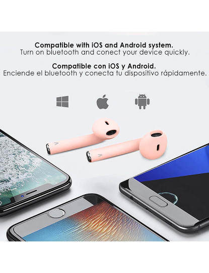 imagem de Earpods D120 Bluetooth Rosa5