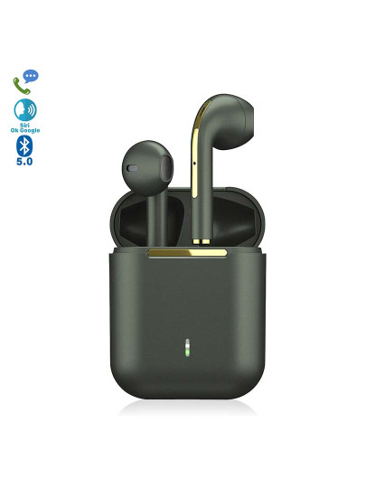 imagem de Auriculares TWS J18 Bluetooth 50 Base de Carga 300mAh1