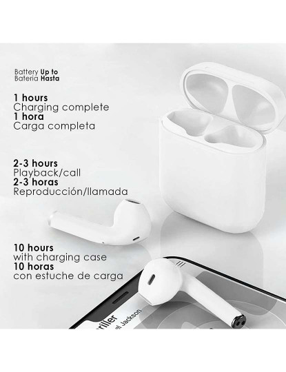 imagem de Earpods D120 Tws Bluetooth 50 Touch Branco4