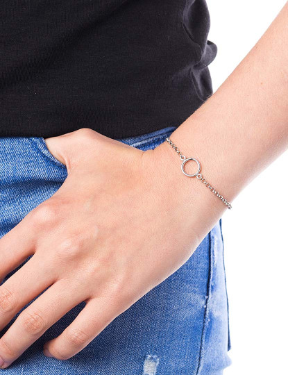 imagem de Pulseira Senhora Prateado2