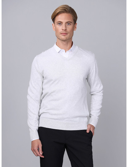 imagem de Camisola Homem Cru Melange1