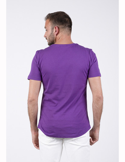 imagem de T-Shirt Homem Roxo2