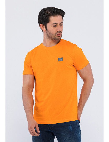 imagem de T-Shirt Homem Laranja3