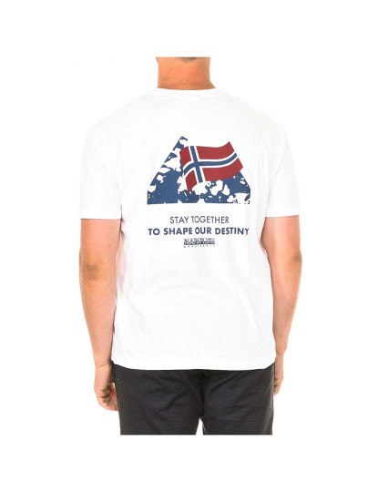 imagem de T-Shirt M. Curta Homem Branco3