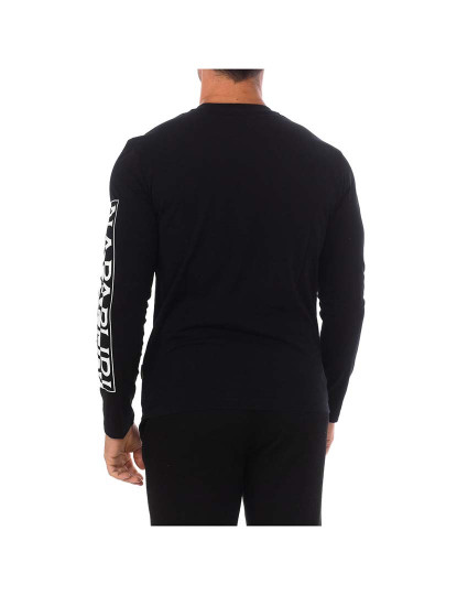 imagem de T-Shirt M. Comprida Sadas 1 Homem Preto3